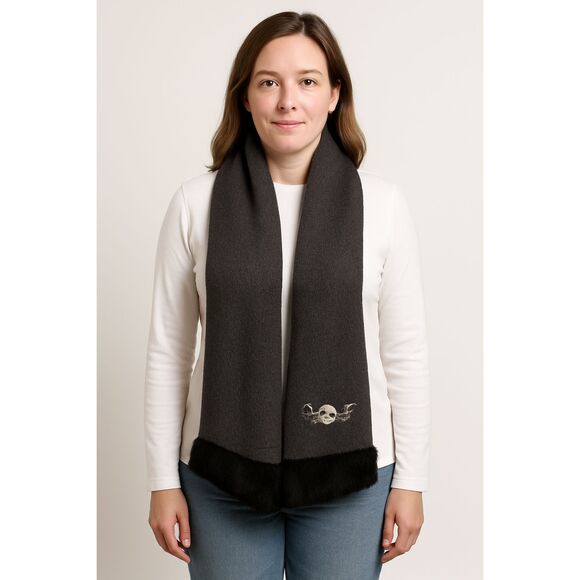 Nightmare Before Christmas Disney Parks Resort Scarf Halloween Jack Skeleton OS - Picture 1 of 13